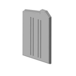 žárobetonová deska boční, pravá KV IMPRESSION 3g L 83.51.16   